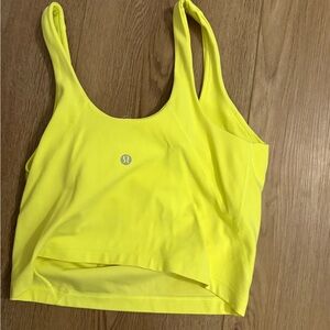 lululemon athletica Yellow Tank Top